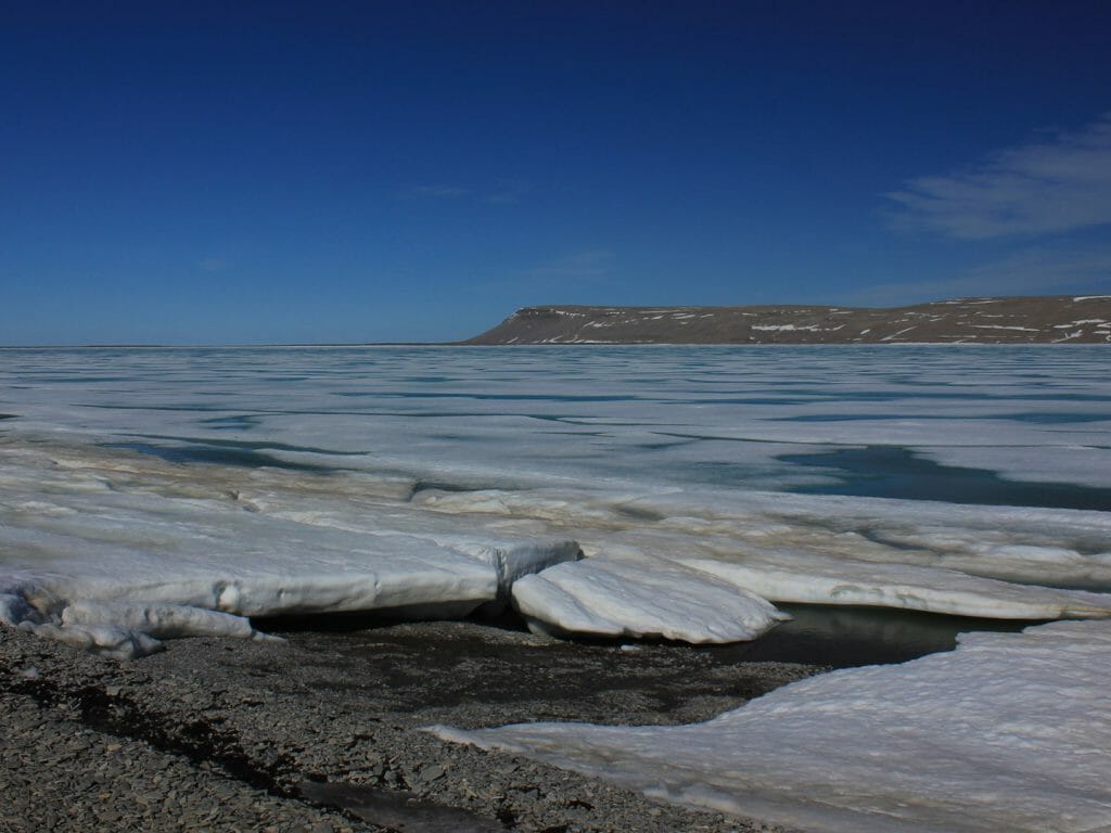 Sea ice in the Northwest Passage, Canadian Arctic