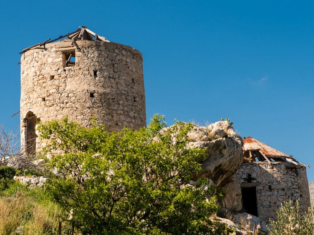 Castle at Chrysocheria, Kalymnos Island, Greece