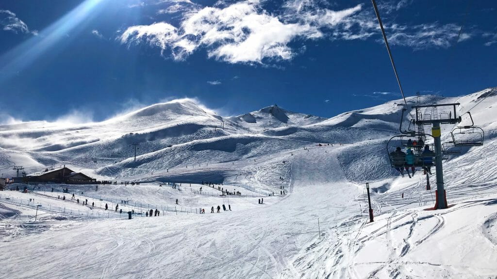 Ski resort, Valle Nevado, Chile