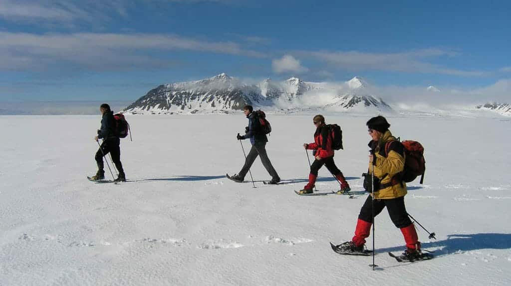 Snowshoeing, Basecamp OW, Antarctic Peninsula, Antarctica