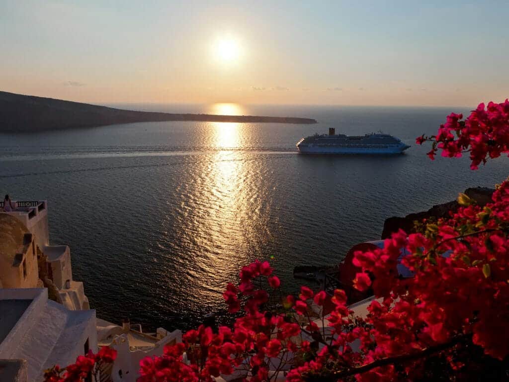 Sunset, Santorini, Greece