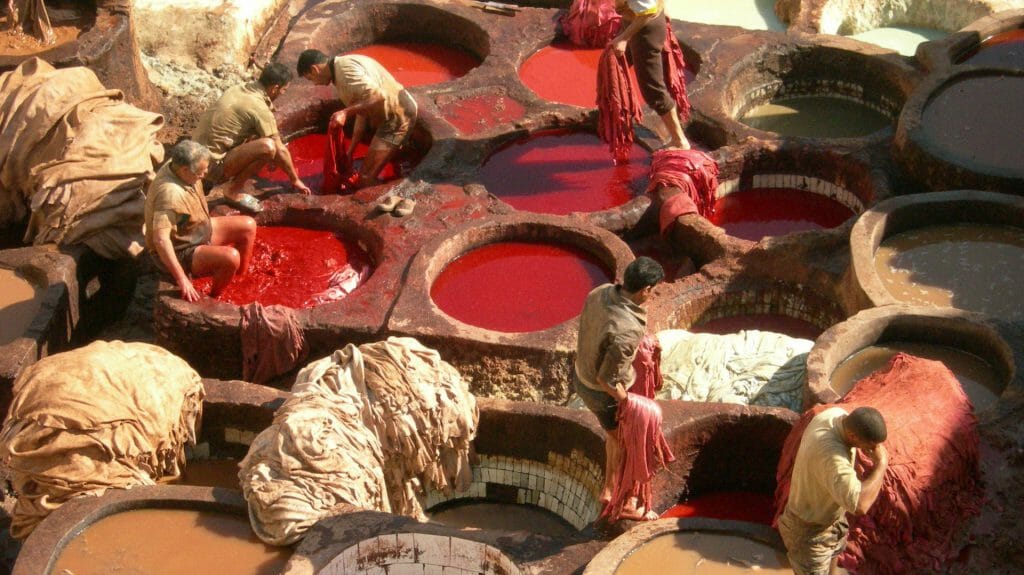 Tanneries, Fez, Morocco, KB