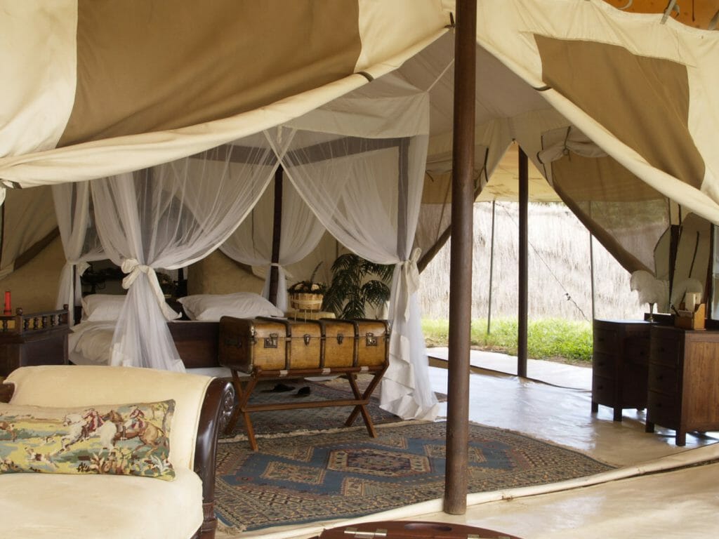 Tent Interior, Cottar's Camp, Masai Mara, Kenya