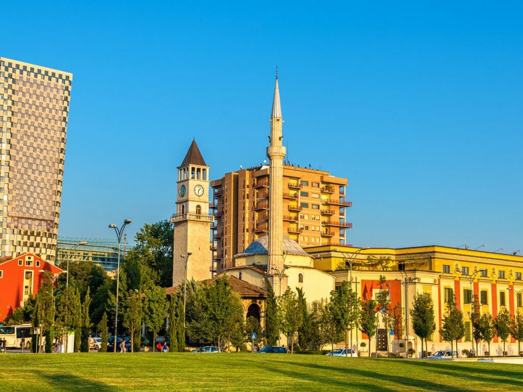 The Et'hem Bey Mosque in Tirana Albania