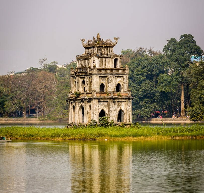 Tortoise Tower, Hanoi, Vietnam