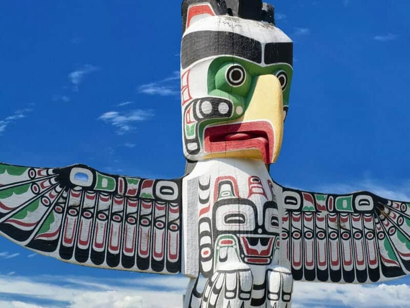 Totem Pole, Anchorage, Alaska, USA