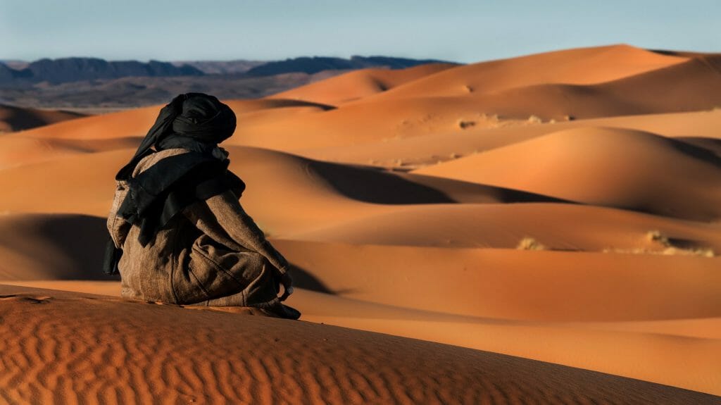 Touareg in the Desert, Morocco