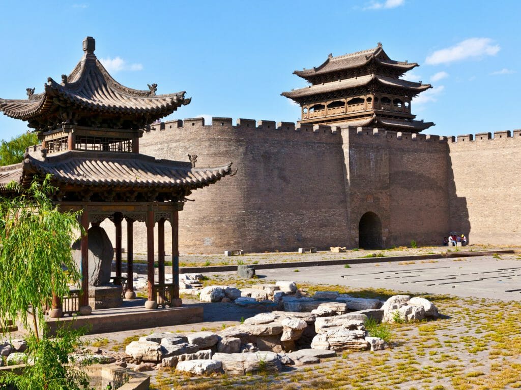 Tower and Rampart of the City and Gloriette, Pingyao, China