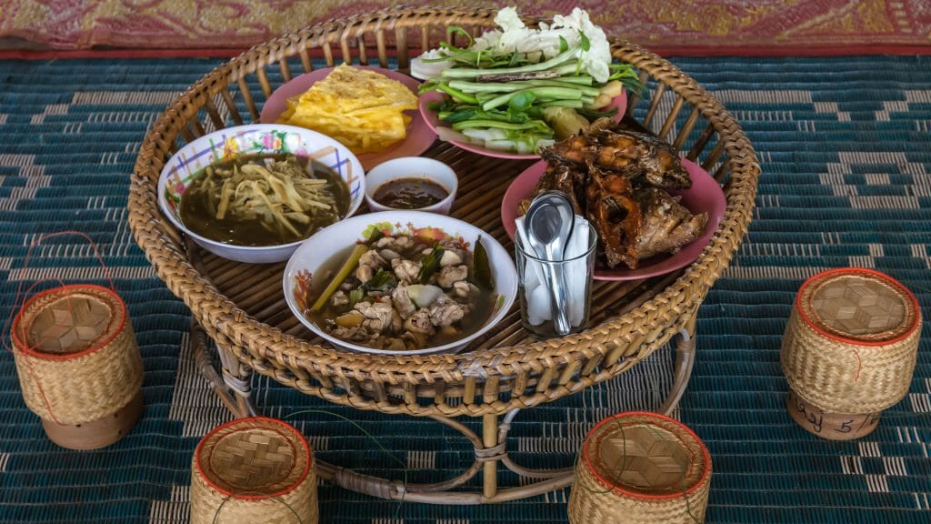 Traditional Meal, Laos