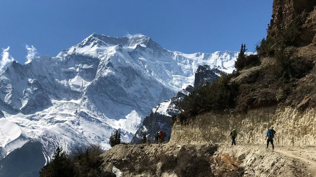 Trekking, Bella Somerset, Himalayas, Nepal