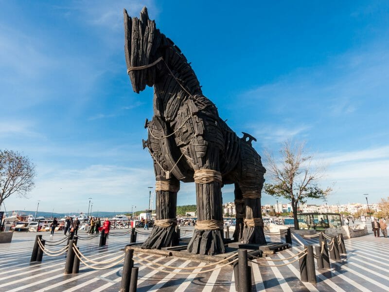 Trojan Horse, Troy, Turkey