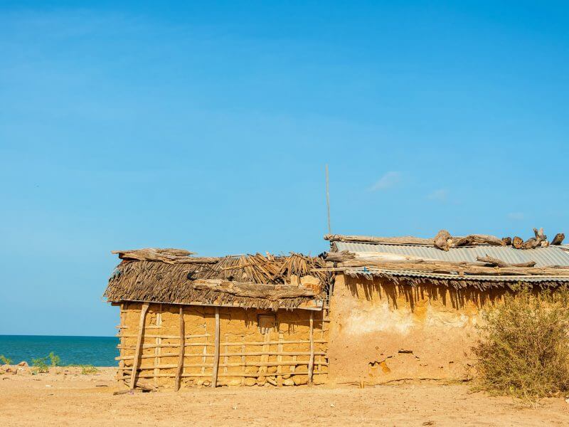 Typical Wayuu house, Guajira Peninsula, Colombia