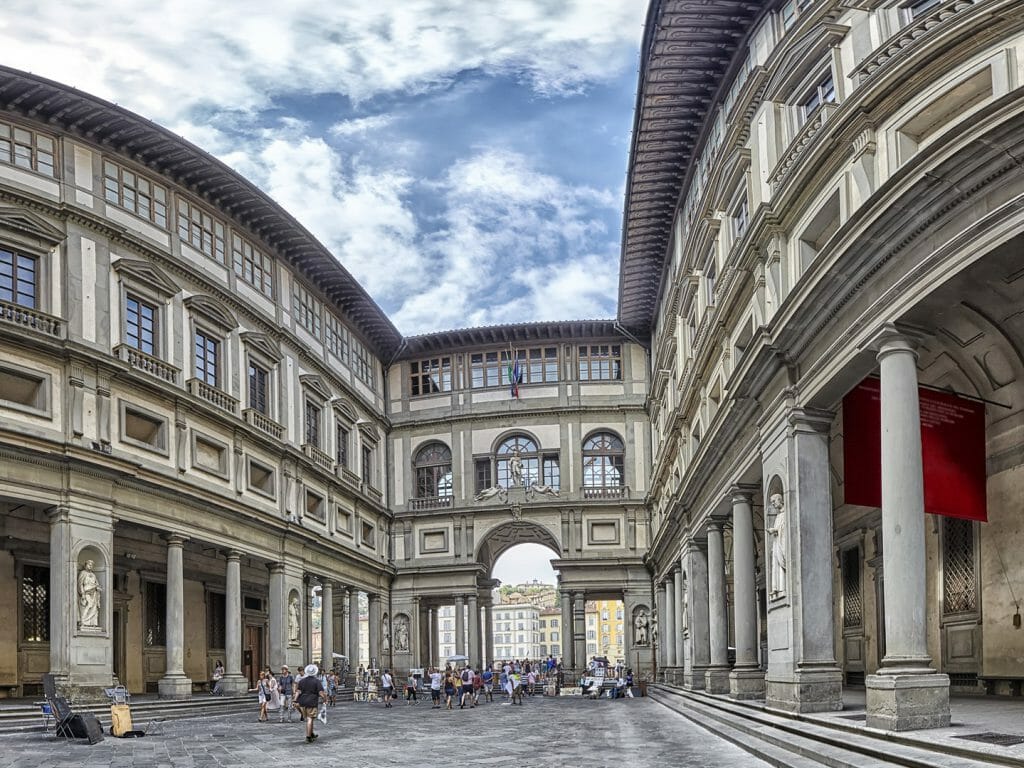 Uffizi Gallery in Florence, Italy