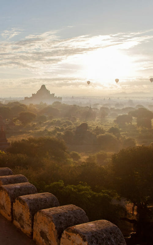 View from a Pagoda, Bagan, Myanmar