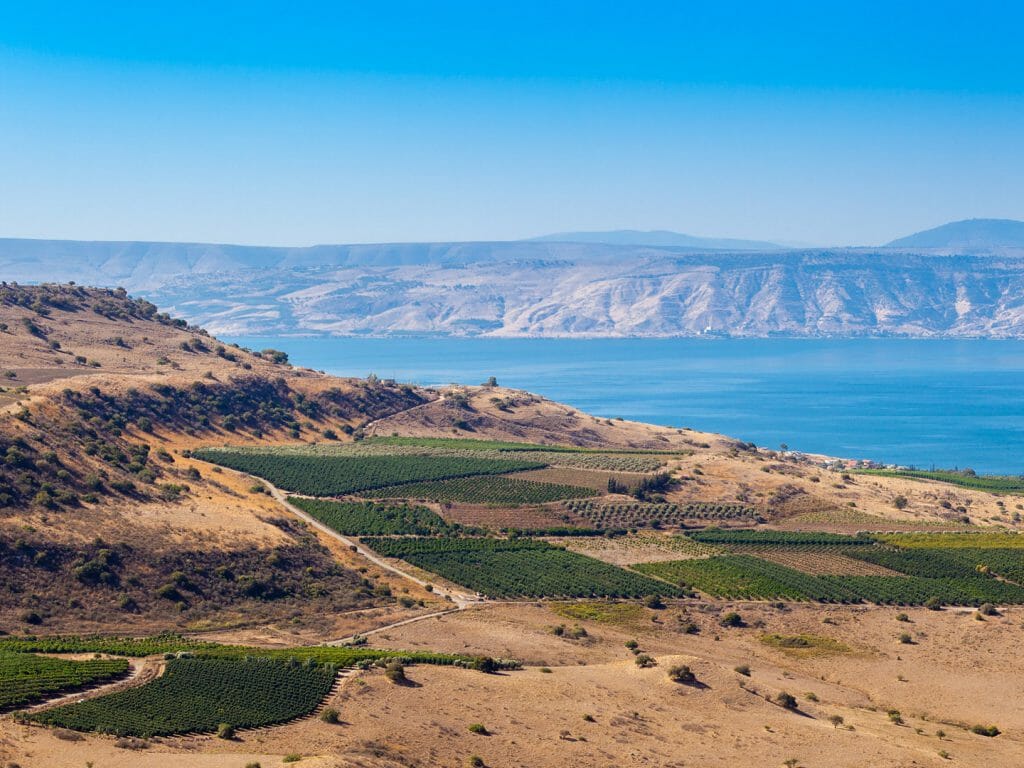 View from Galiliee Mountains, Golan Heights, Israel