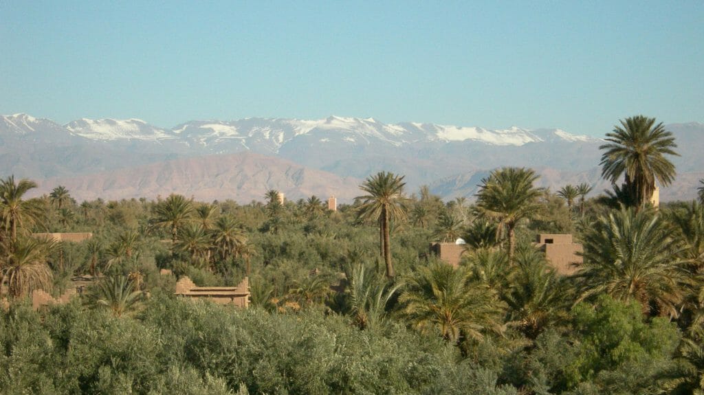 View from Hotel, Dar Ahlam, Skoura, Morocco