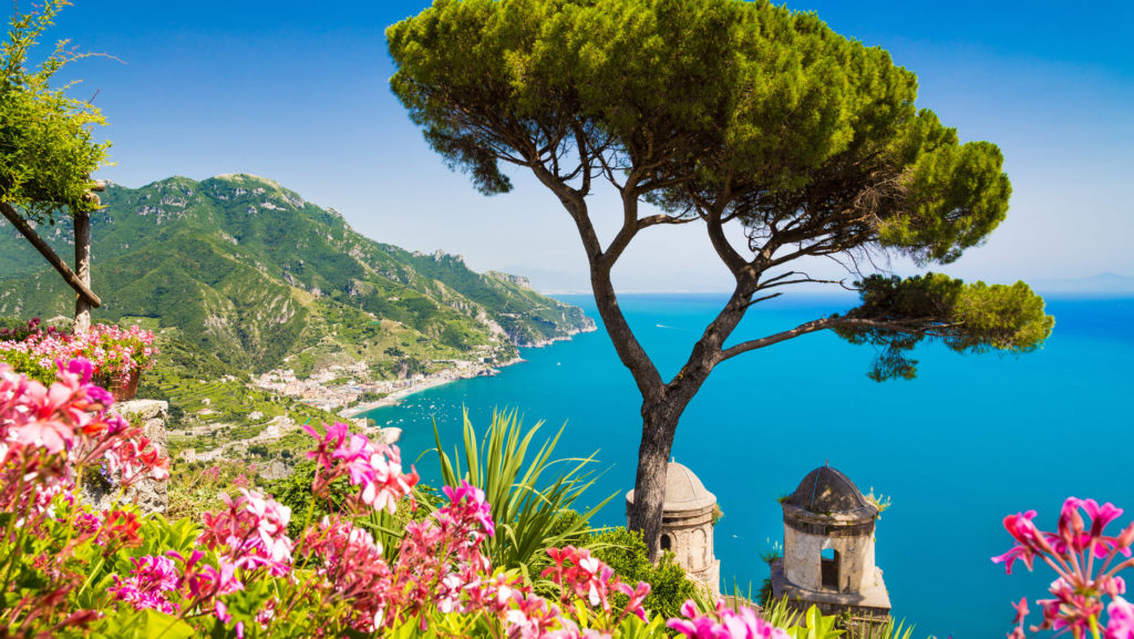 View from Ravello, Amalfi Coast, Italy