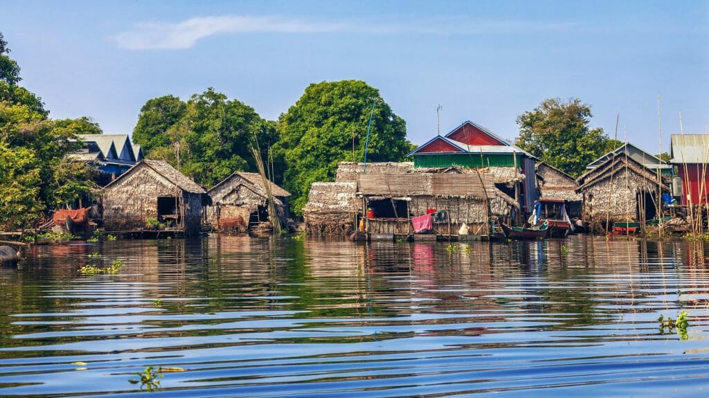Village on the Water, Tonle Sap Lake, Cambodia