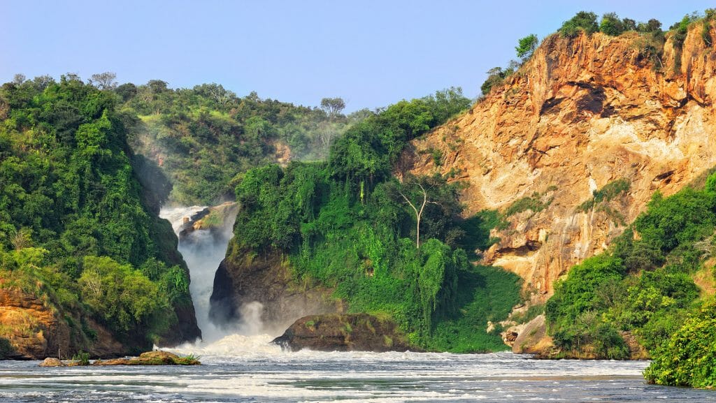 Waterfall, Murchison Falls, Victoria Nile, Uganda