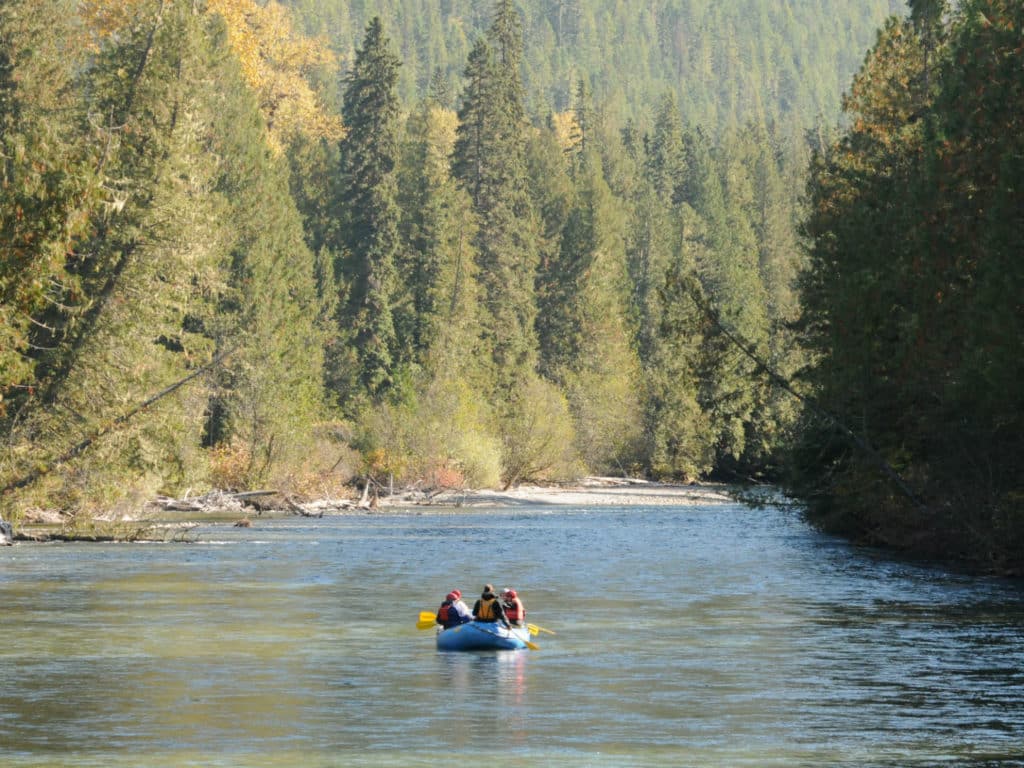 Canoeing on Lake,Wild Bear Lodge, Canada