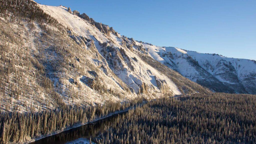 Landscape, Bear Cave Mountain Adventures Camp, Yukon, Canada