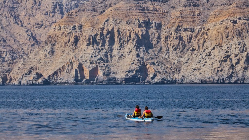 Zighy Bay Six Senses, Kayaking, Musandam, Oman