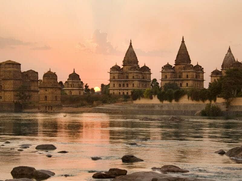 Chatri of Bundela kings, Orchha, India