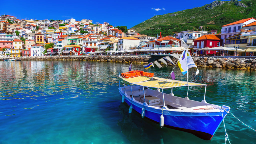 Beautiful coastal town Parga, Greece