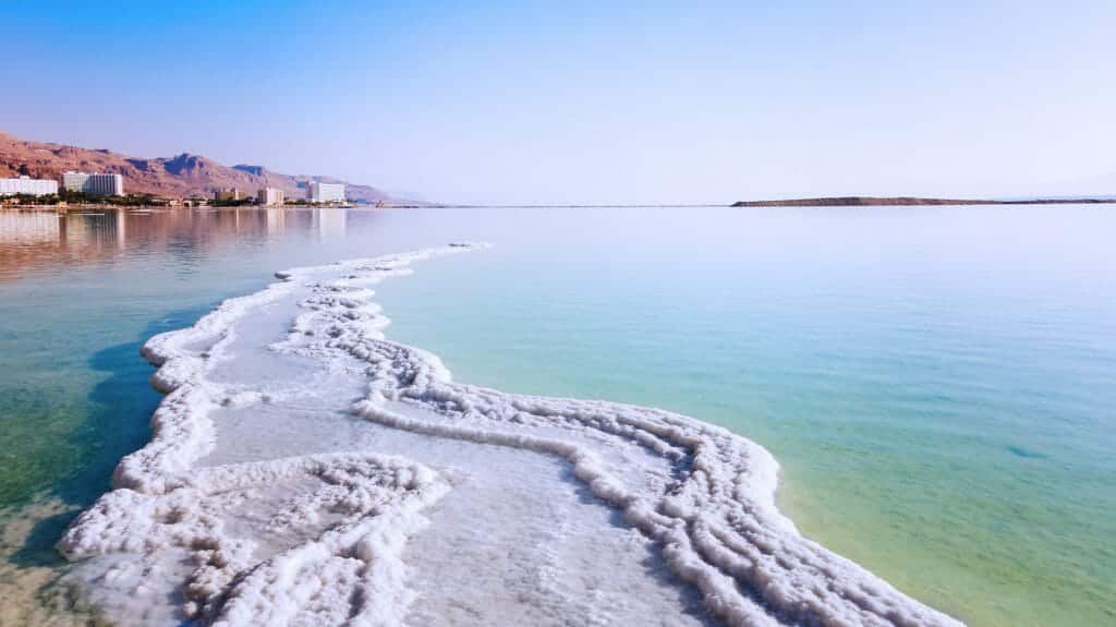 Coastline, Dead Sea, Jordan