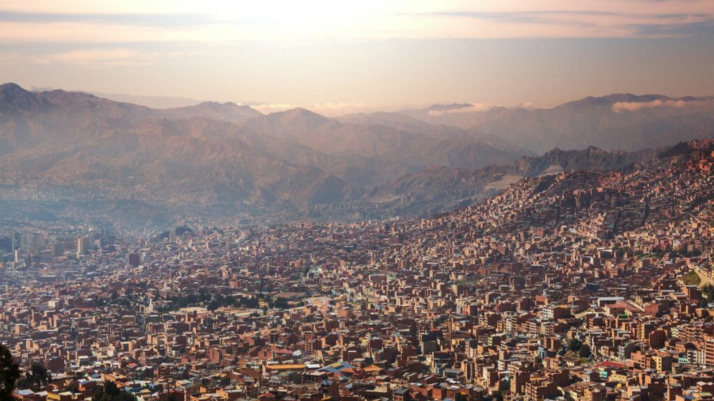 La Paz City, Bolivia