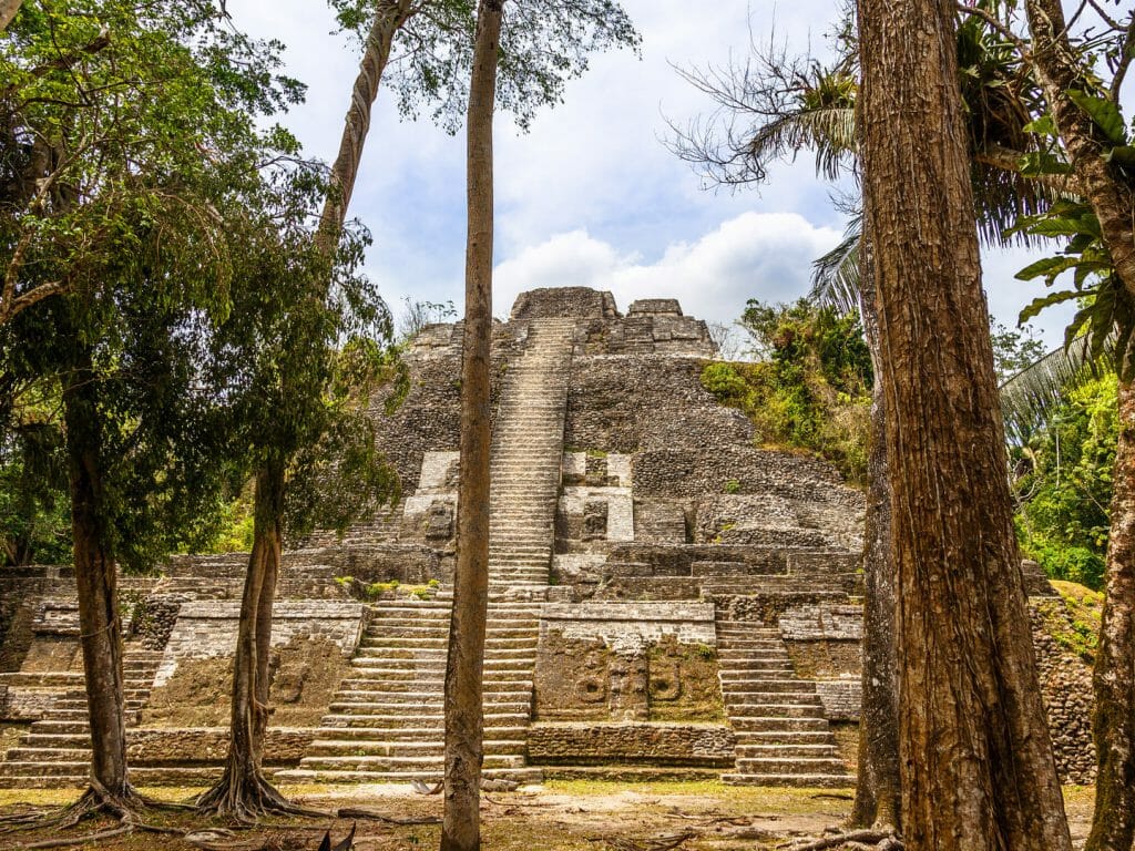 Lamanai archaeological site, Orange Walk District, Belize