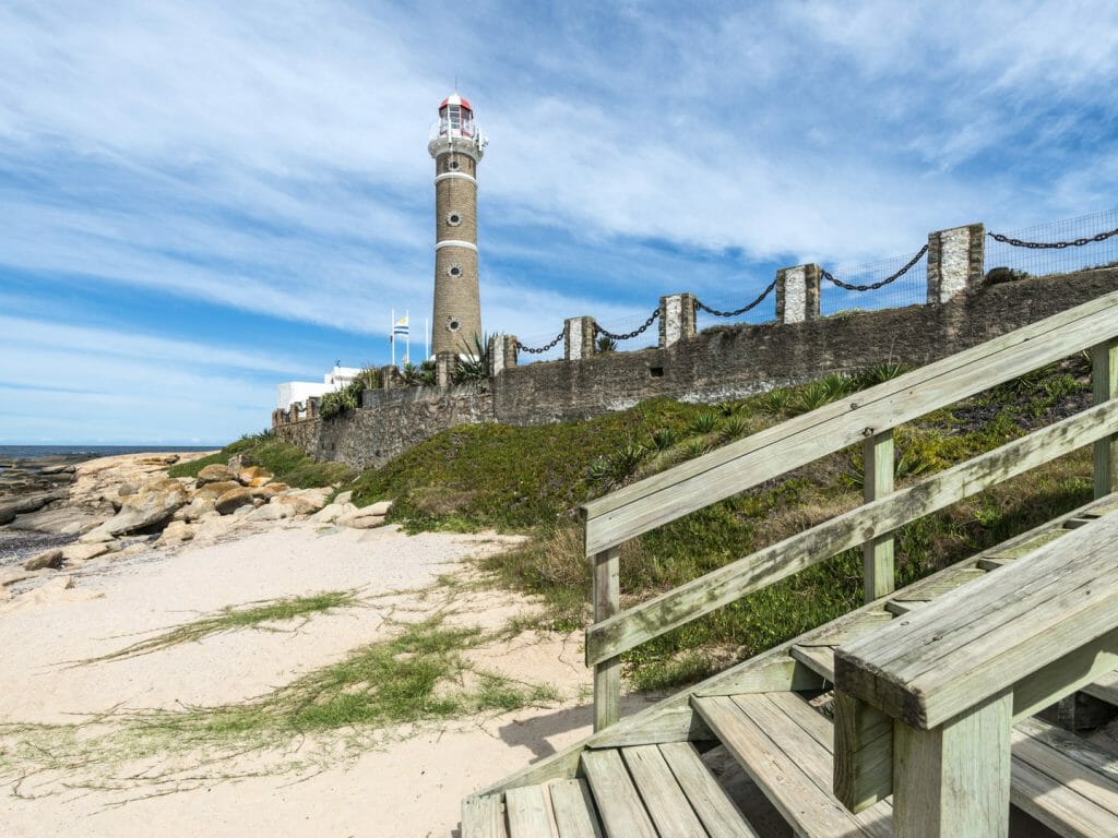 Lighthouse in Jose Ignacio, Uruguay
