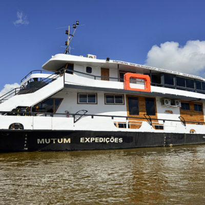 Mutum expedition boat exterior, Brazil