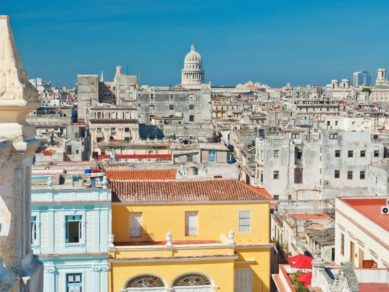 Old Havana skyline, Cuba