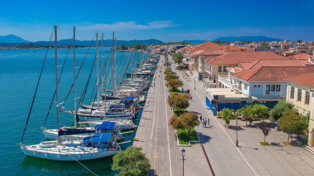 Preveza city port and boats, Preveza, Greece