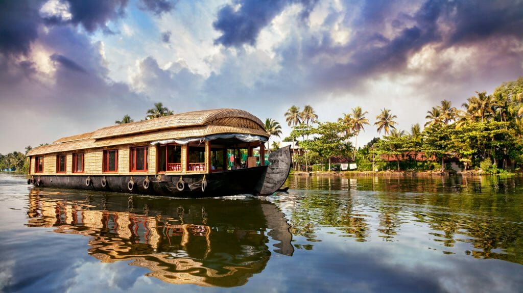 Rice Barge, Kerala, India