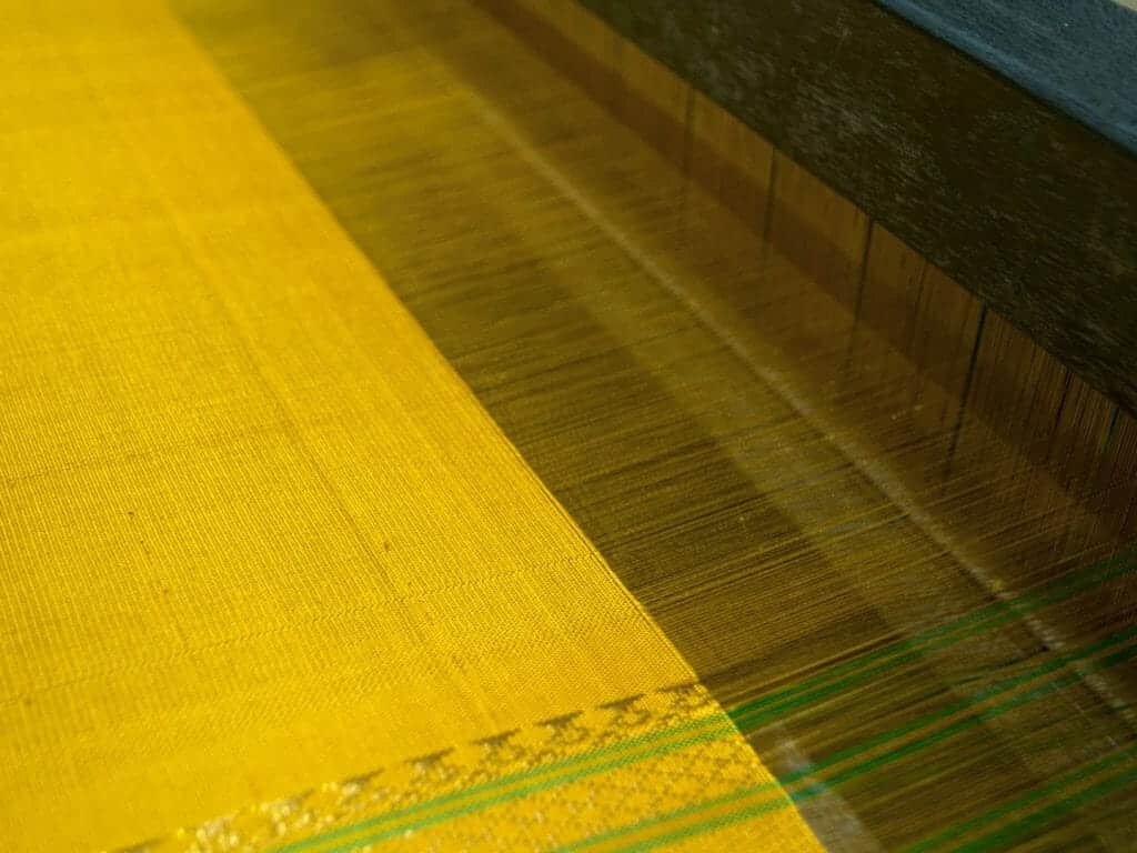 Silk Weaving, Textiles, Chanderi, India