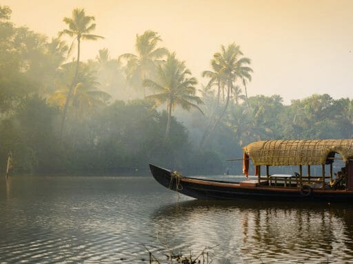 Traditional House Boat, Kerala, India