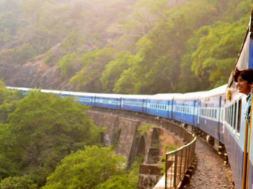 Train travel in India