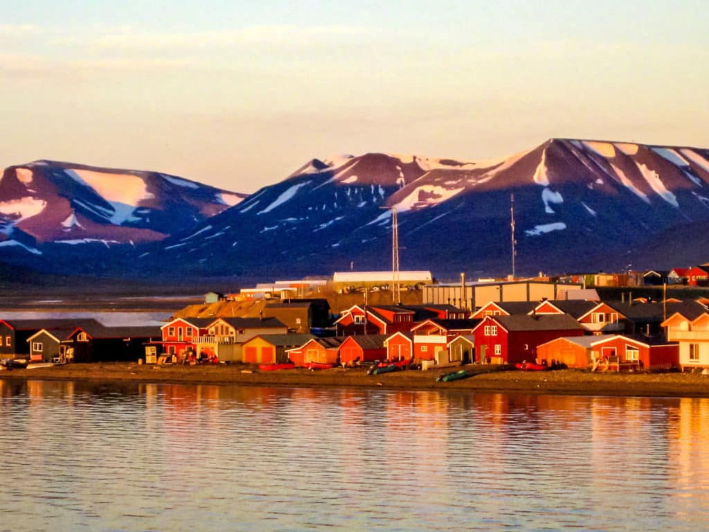 Midnight Sun, Longyearbyen, Svalbard