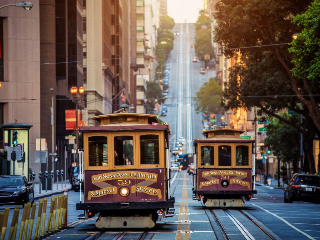 Cable Cars, San Francisco, California, USA