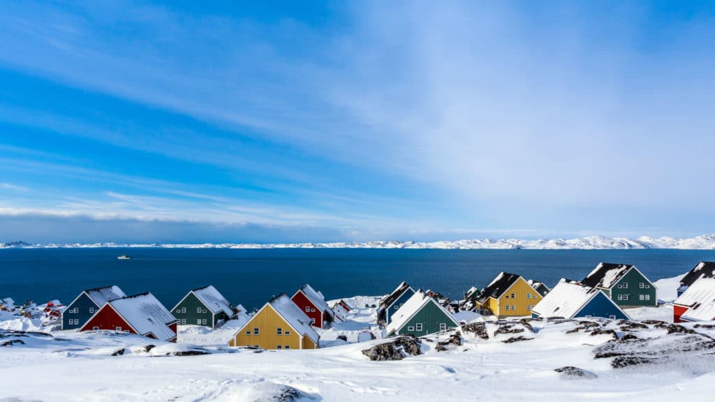 Inuit Houses ,Nuuk ,Greenland