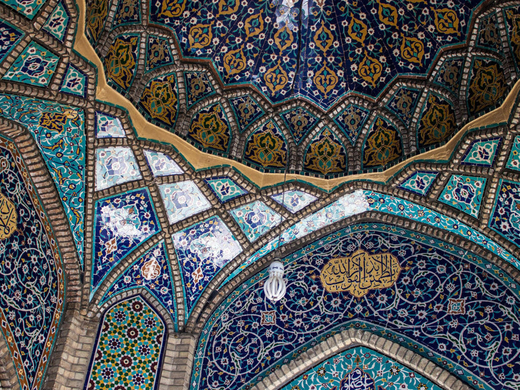 Tehran, Iran, Ceiling of Main Bazaar