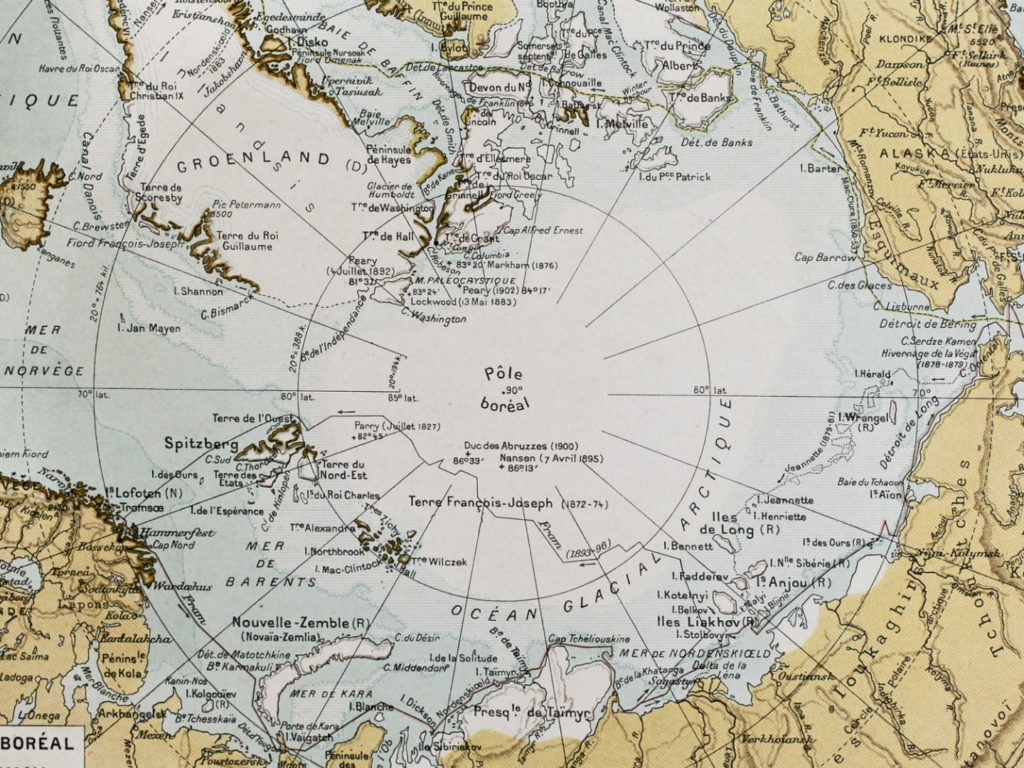 Old Arctic Map