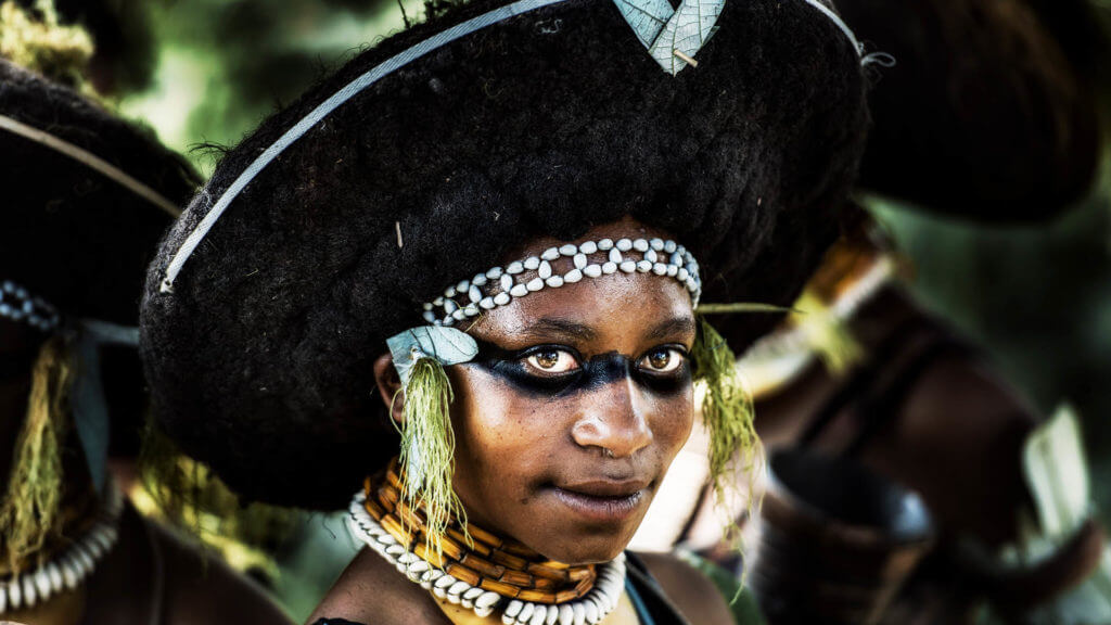 Young girl in Papua New Guinea