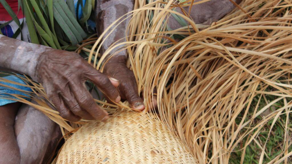 Basket weaving, Papua New Guinea