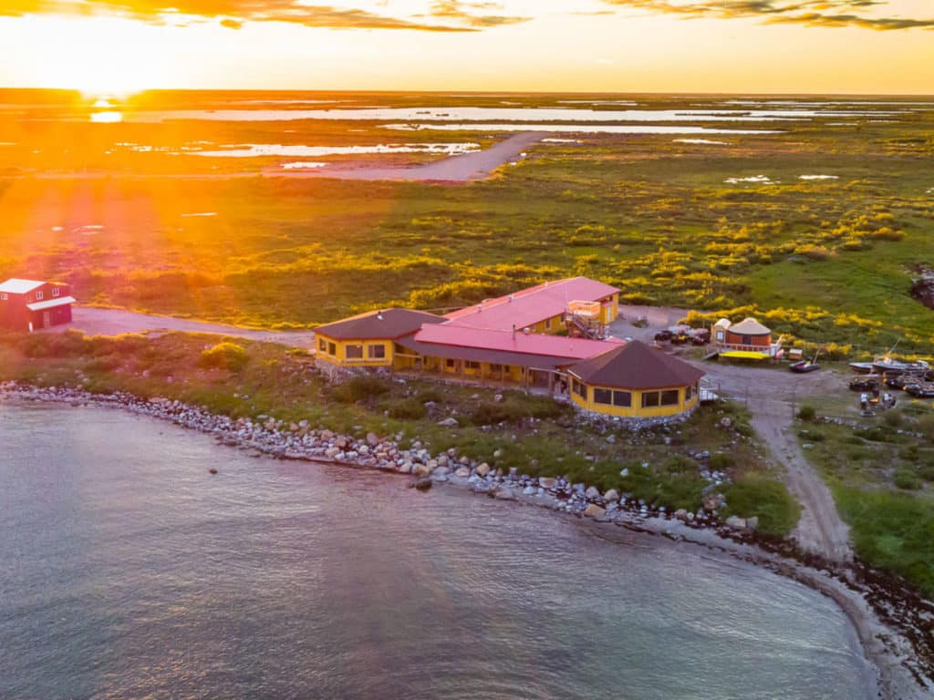 Aerial, Seal River Heritage Lodge, Churchill Wild, Canada