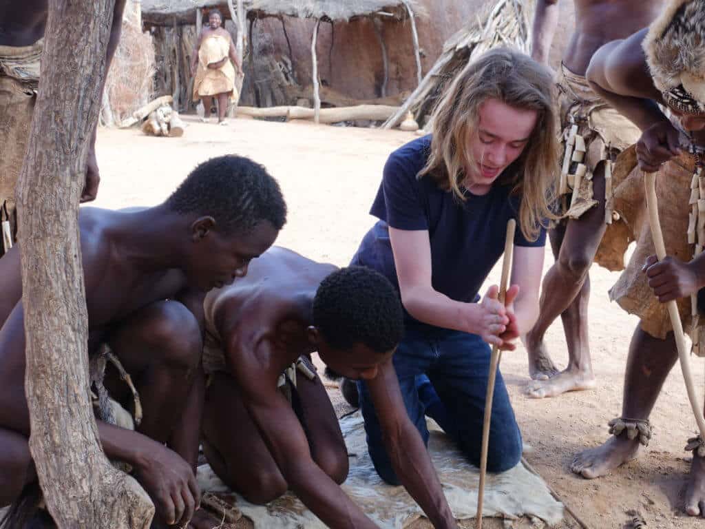 Damaraland, Village, Firelighting, Namibia, Illona FAM 2018