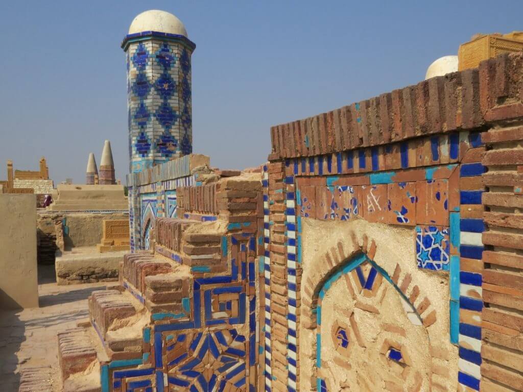 Tiles, Tombs of Seven Sister, Sindh, Pakistan