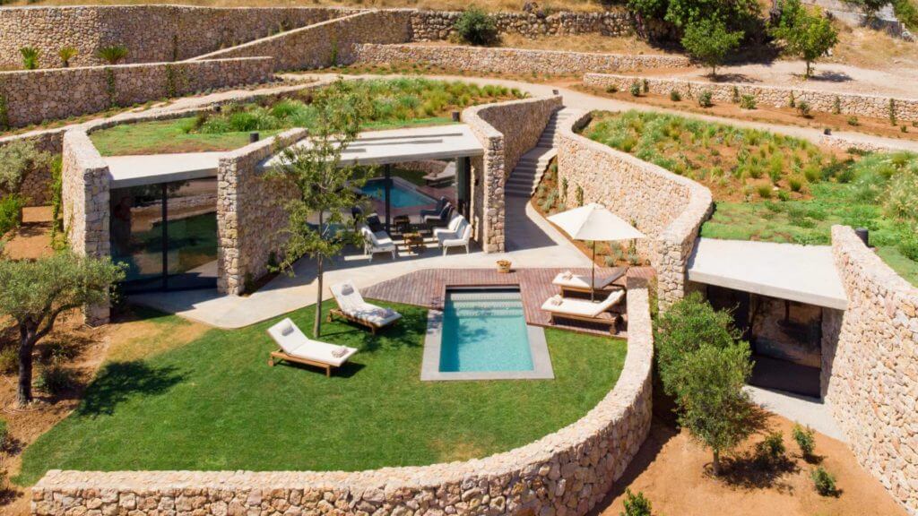 Son Brullo room view, Mallorca, Spain